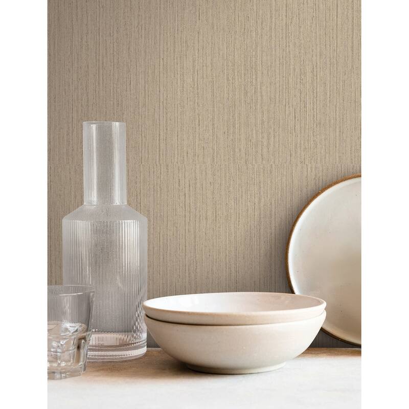 York Wallcoverings Shetland Hazelnut Wallpaper
