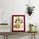 preview thumbnail 70 of 138, Printed Tuscan Fruits IV -Framed Print w/glass-Cherry Red
