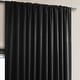 preview thumbnail 56 of 160, Exclusive Fabrics Textured Faux Linen Extra Wide Room Darkening Curtains for Bedroom & Living Room Curtains (1 Panel)