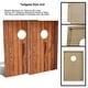 preview thumbnail 2 of 5, Country Living Wood Plank Cornhole Set - Choose Your Size