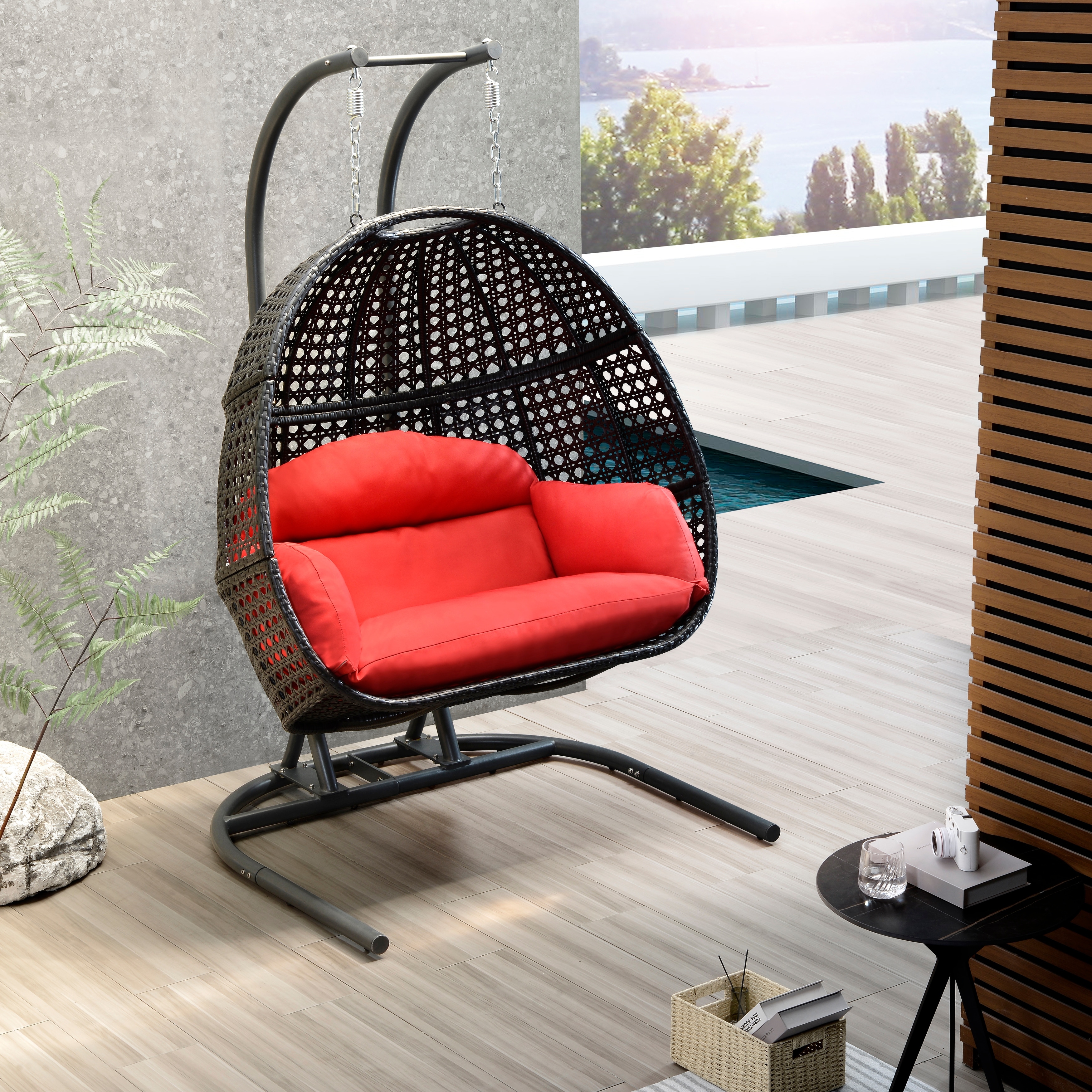 Double hanging on sale chair