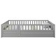 preview thumbnail 6 of 12, Full Size Floor Bed with High Security Barrier