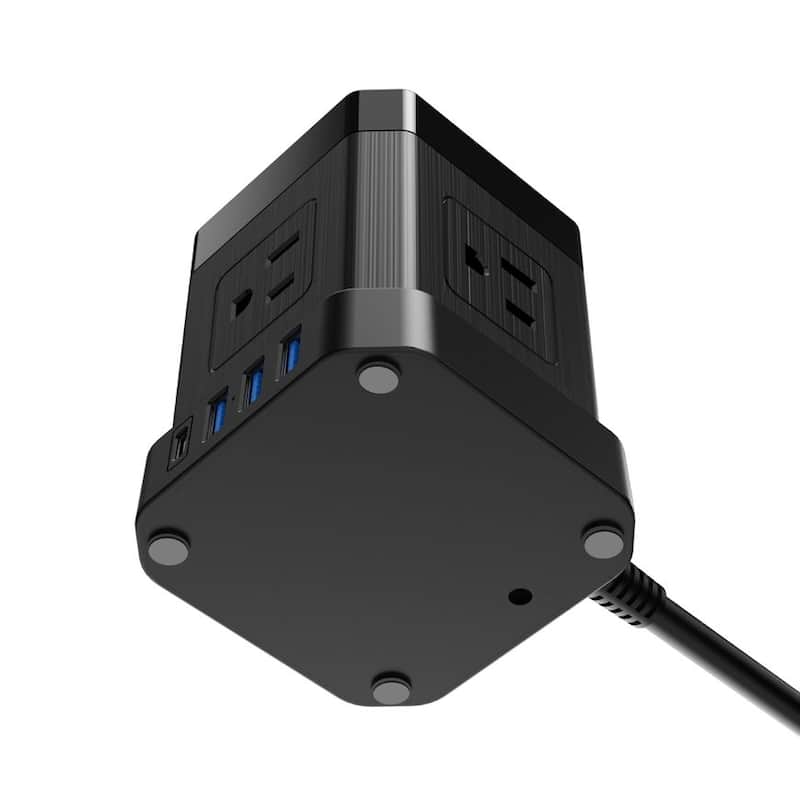 Wireless Charger cube power strip with usb ports surge protection usb