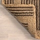 preview thumbnail 3 of 7, Nuloom Aletta Geometric Tiled Jute Area Rug
