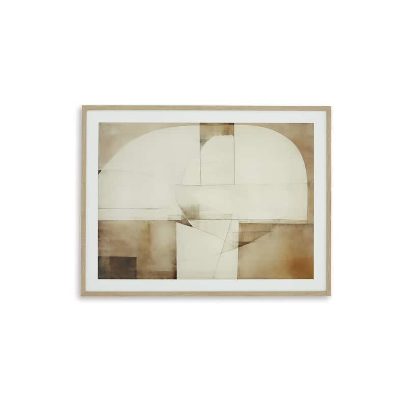 Signature Design by Ashley Corlain Brown/White Wall Art