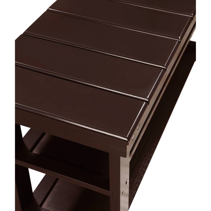 Copper Grove Cranesbill Mudroom Shoe Storage Bench