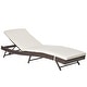 preview thumbnail 11 of 16, Outsunny 5 Position Adjustable Outdoor PE Rattan Wicker Chaise Patio Louge Chair
