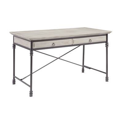 Somette Corbin II Sandstone Two Drawer Desk