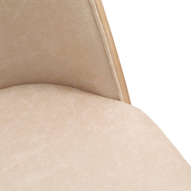 Zayle 7-Piece Dining Set 55-Inch Rectangular White Sintered Stone Dining Table and 6 Dining Side Chairs