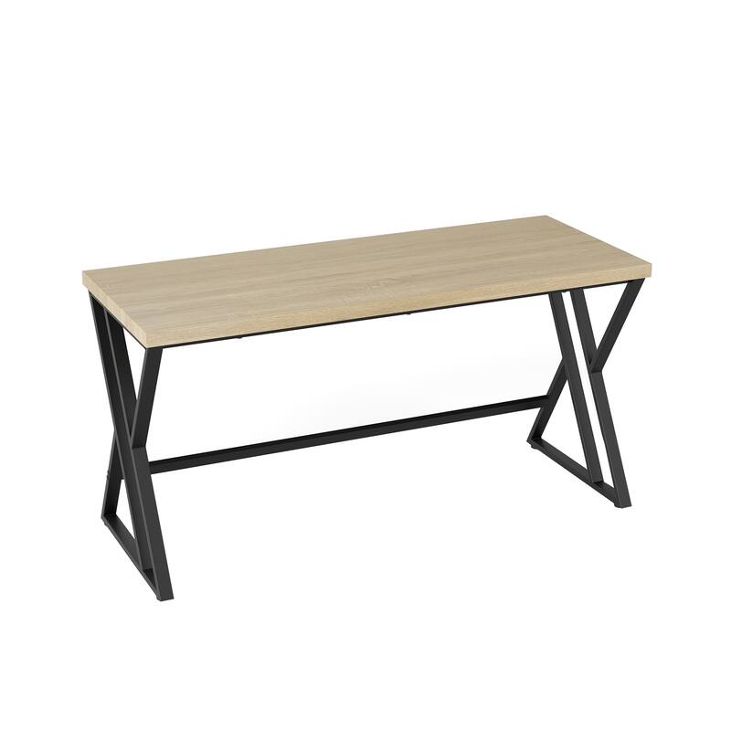 Gymax 59'' Computer Desk Large Industrial Home Office Desk w/
