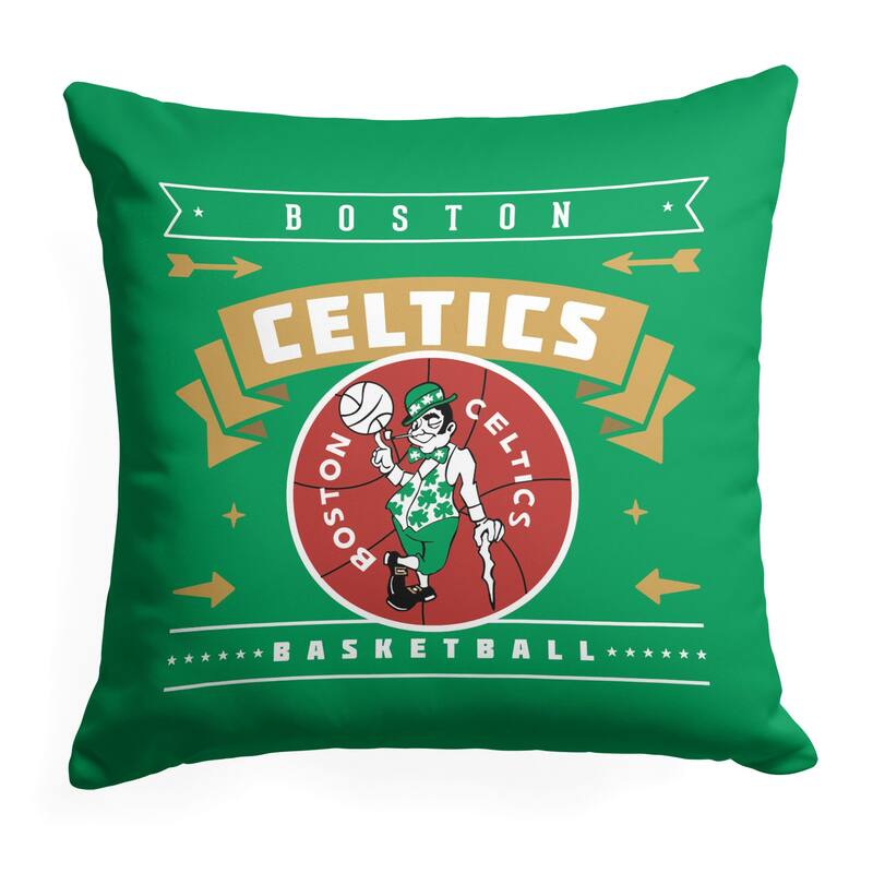 NBA Boston Celtics Hardwood Classic 18 Inch Throw Pillow