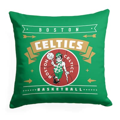 NBA Boston Celtics Hardwood Classic 18 Inch Throw Pillow
