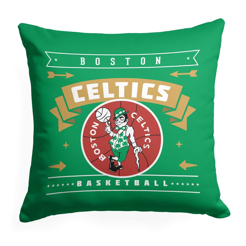 NBA Boston Celtics Hardwood Classic 18 Inch Throw Pillow