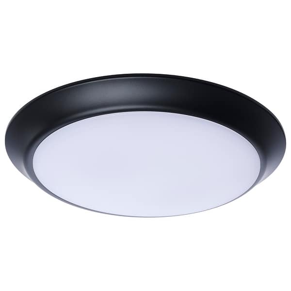 10 Inch LED Disk Light 27K/3K/35K/4K/5K CCT Selectable Black - Bed Bath ...