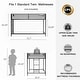 preview thumbnail 7 of 8, junior twin loft bunk black