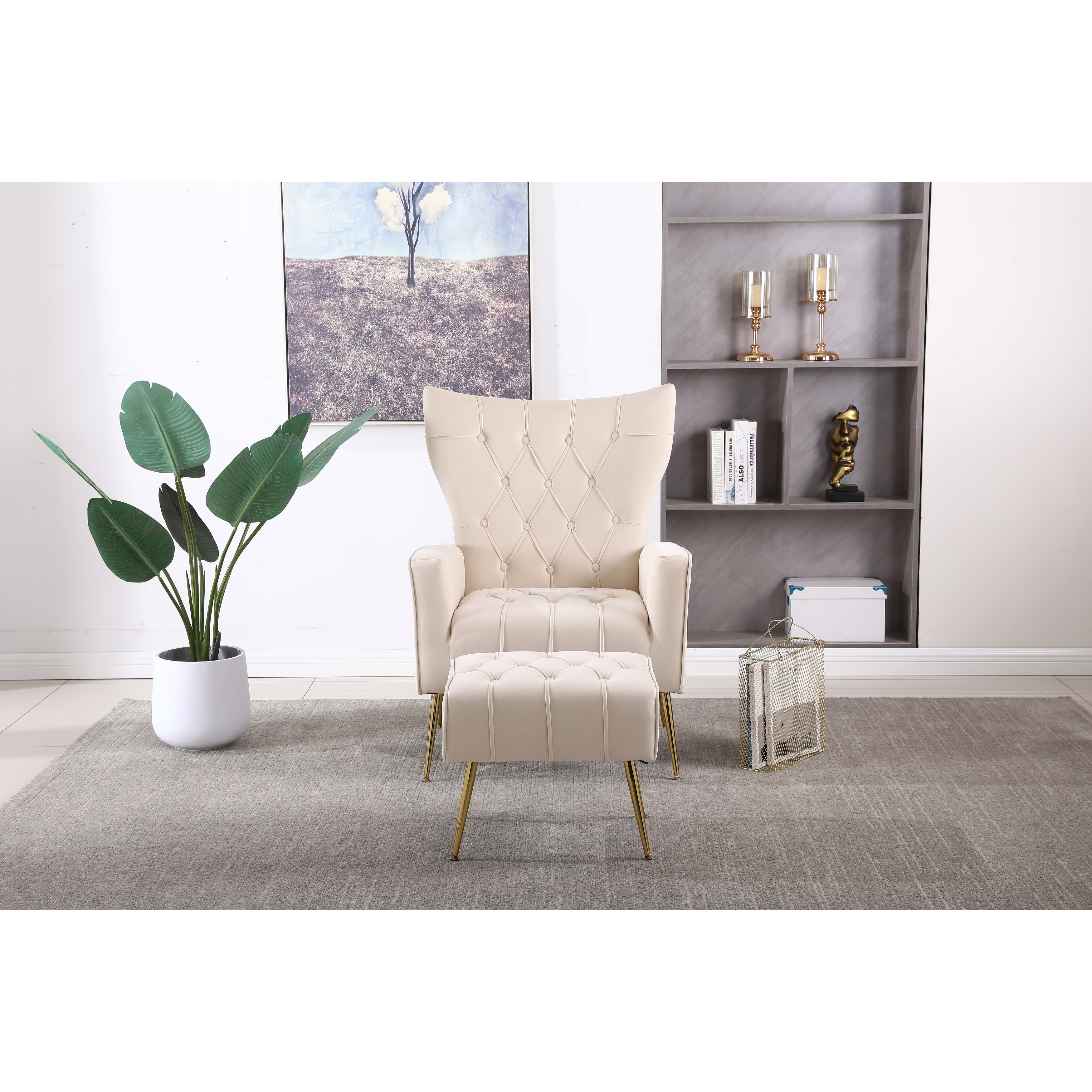 Footstool hot sale for armchair
