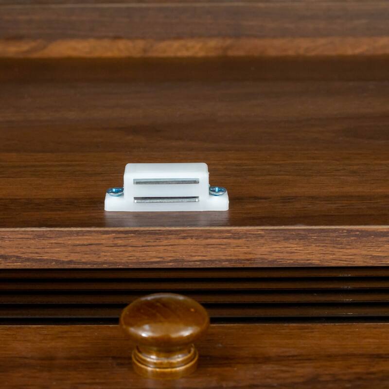 GDF Studio - Maise Contemporary Floor-to-Ceiling Bookcase with Glass Doors and Enclosed Storage Shelves - 61.81"