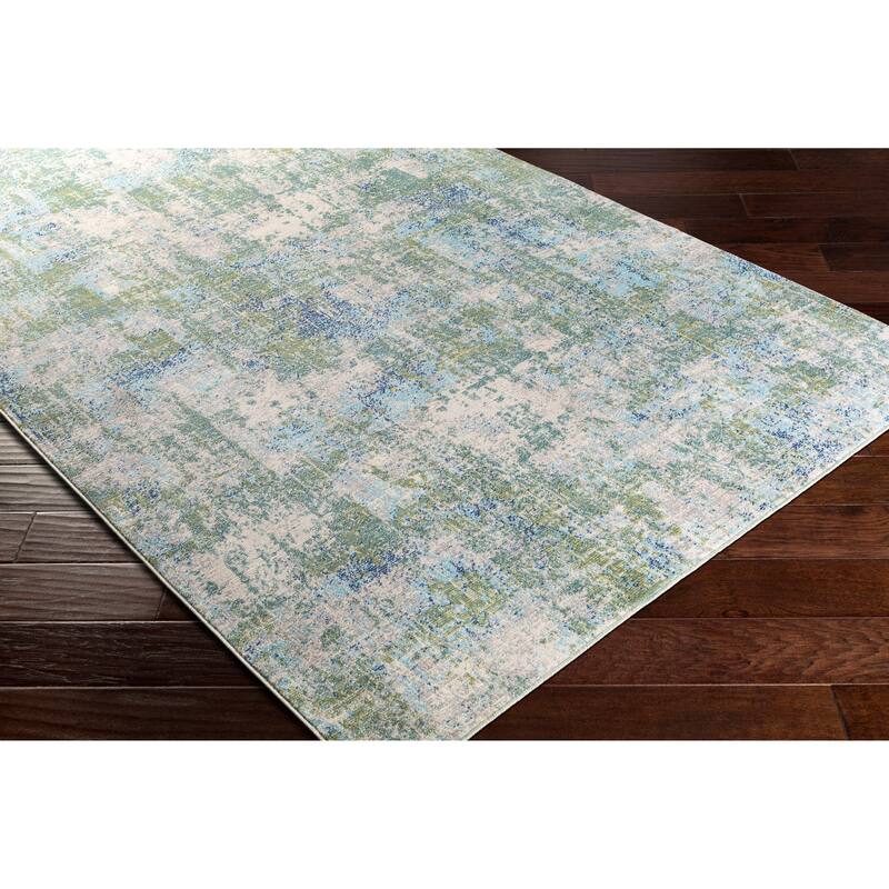 Livabliss Jamil Indoor / Outdoor Abstract Color Block Area Rug