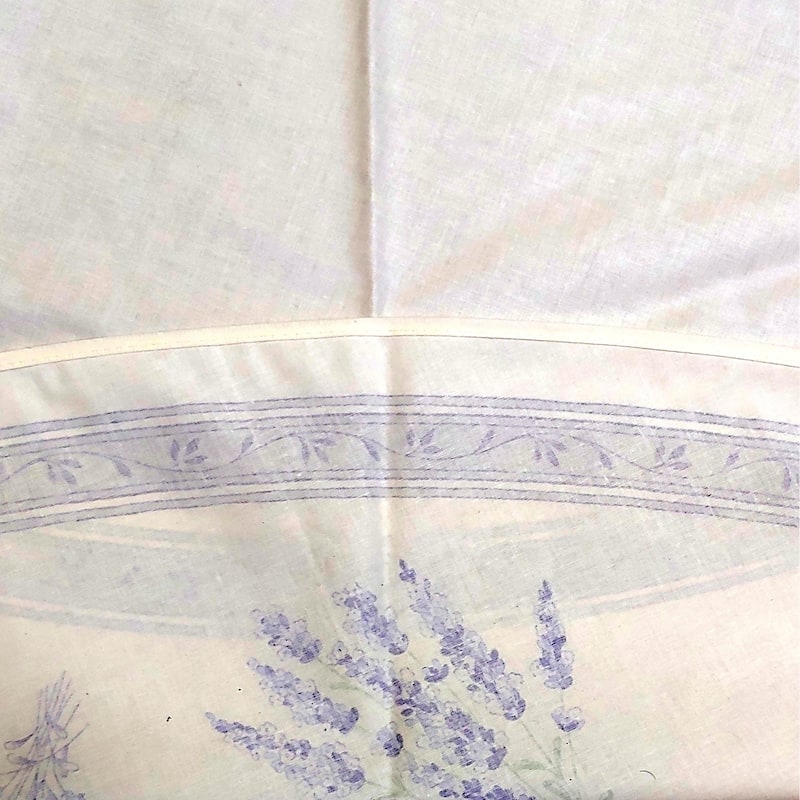 Wipeable Spill Resistant Provencal Cotton Cannes Collection Tablecloth