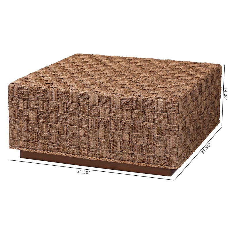 Karina Bohemian Natural Seagrass Coffee Table