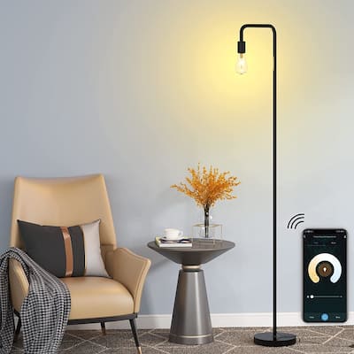 Floor Lamp, Standing Lamp with Foot Switch for Living Room Bedroom