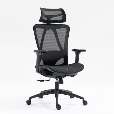 Mesh Office Chair Premium Backrest Feaures Flexible Non-Pattern Mesh Fabric,Allowing You To Sit Focused And Relaxed,High Back