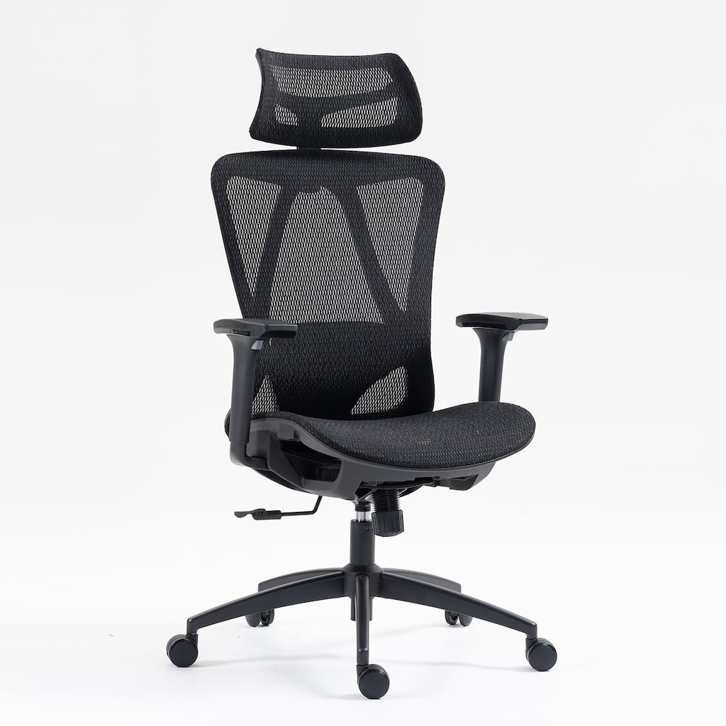 Mesh Office Chair Premium Backrest Feaures Flexible Non-Pattern Mesh Fabric,Allowing You To Sit Focused And Relaxed,High Back