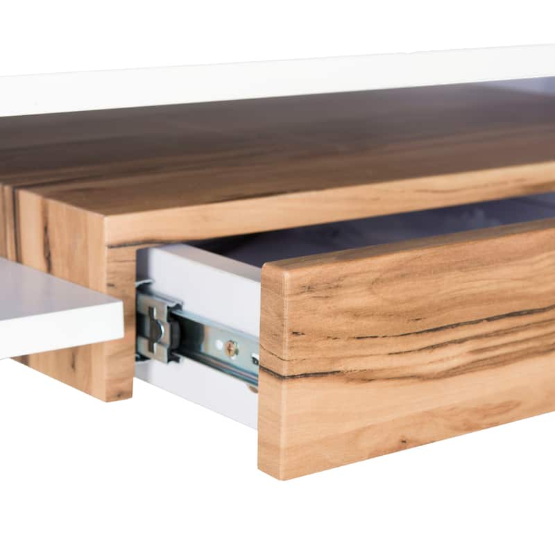 SAFAVIEH Bettyjane Modern White/ Chrome Computer Desk