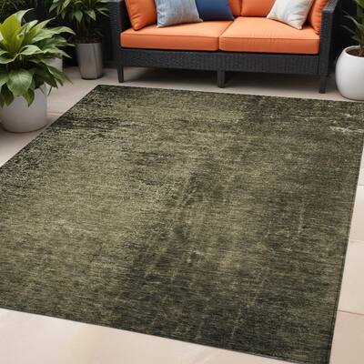 Alrim Artistic Abstract Weather Resistant Classic Meets Modern Outdoor Rug