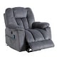 preview thumbnail 3 of 22, Oversized Power Assist Lift Recliner Chair With Massage and Heating with 2 Concealed Cup Holders for Elderly