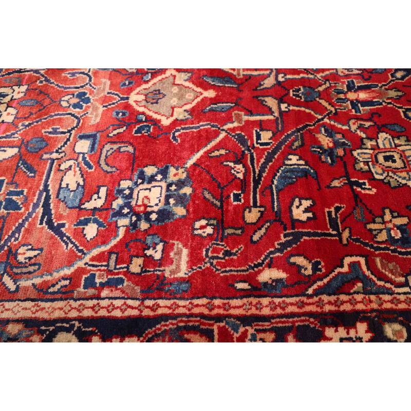 ECARPETGALLERY Hand-knotted Anadol Red Wool Rug - 3'7 x 11'10