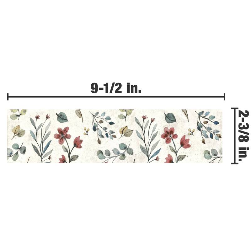 Merola Tile Garden Brick Whisper 2-3/8" x 9-3/4" Porcelain Floor and Wall Tile