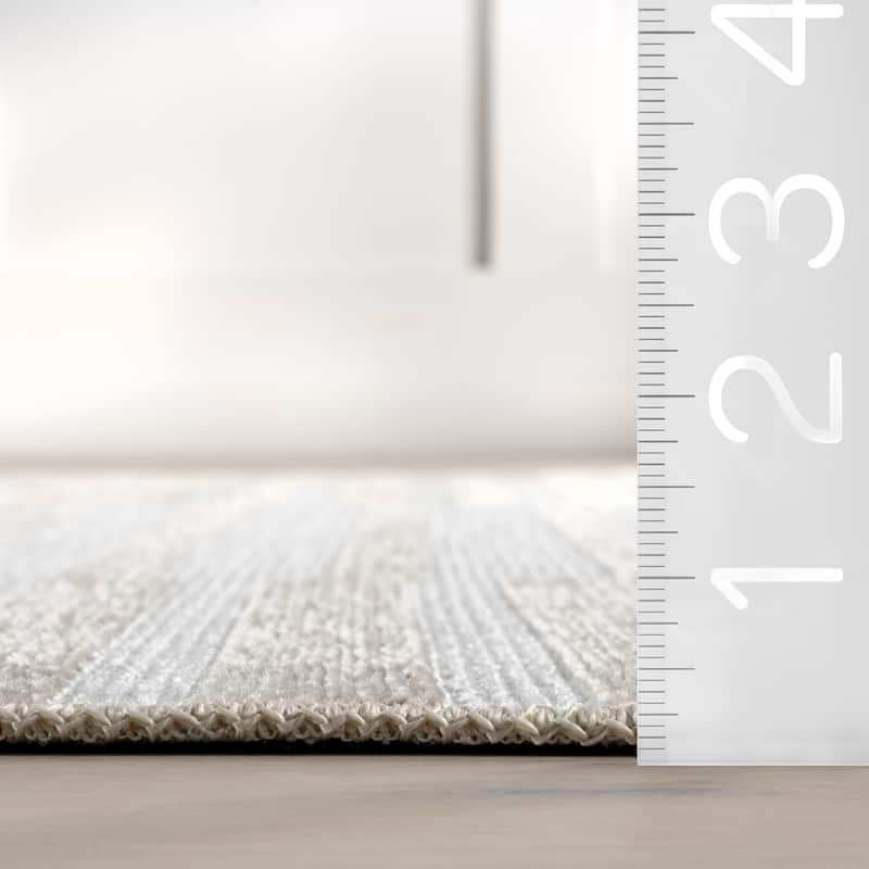 Nuloom Mirielle SuperiorWash Striped Machine Washable Area Rug