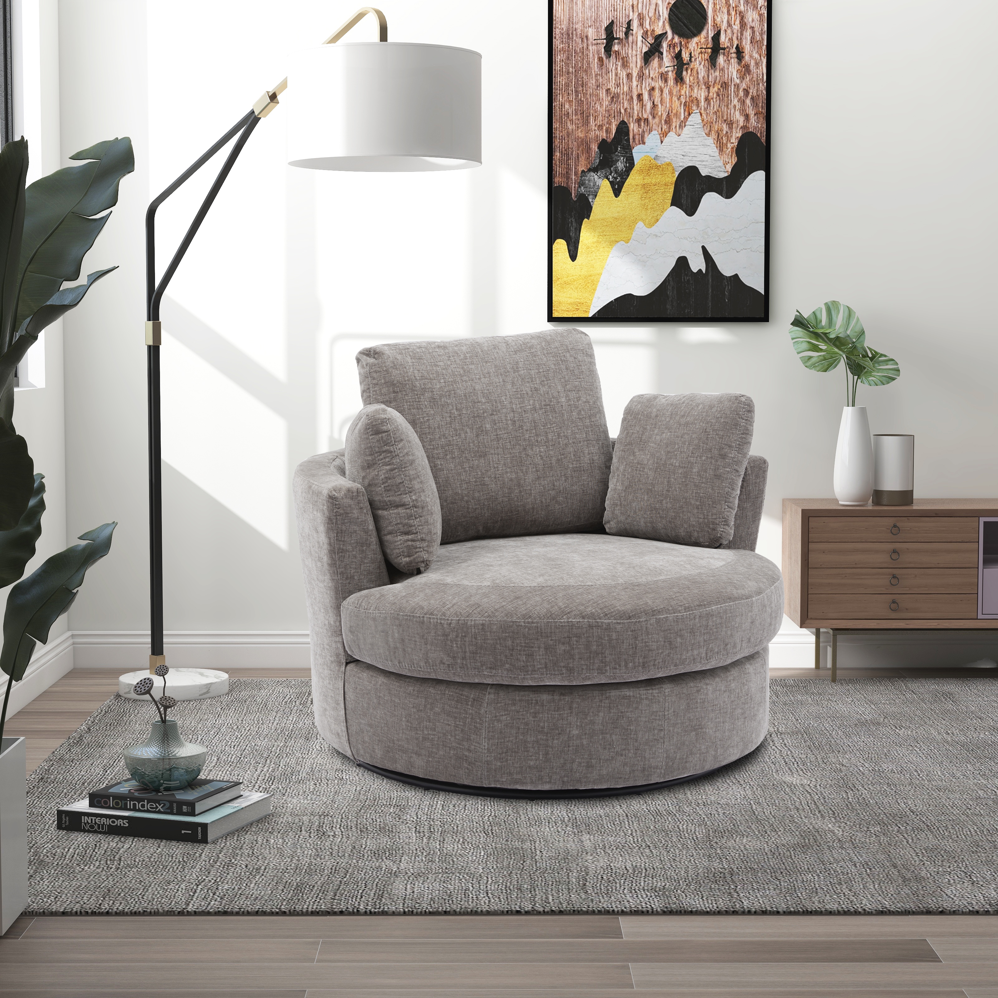 Big barrel chair outlet