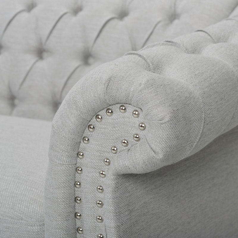 Parksley Tufted Chesterfield 3-seat Sofa by Christopher Knight Home
