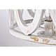 preview thumbnail 9 of 17, Moonring 18 Inch Farmhouse Style Pendant Ceiling Lighted Chandelier