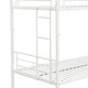 preview thumbnail 23 of 52, Twin over Twin with Trundle Metal Bunk Bed,No Box Spring Needed,Easy Assemble