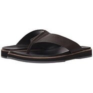 calvin klein men's leather sandals