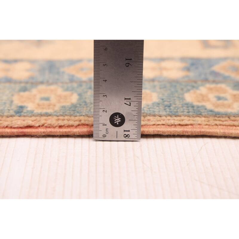 ECARPETGALLERY Hand-knotted Finest Ghazni Tan Wool Rug - 8'0 x 11'6