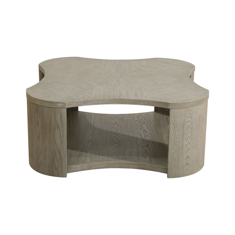 KISRAIS Wood Cocktail Table for Living Room