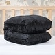 preview thumbnail 3 of 3, Velvet Crush - Coma Inducer® Toddler Comforter - Champagne Black