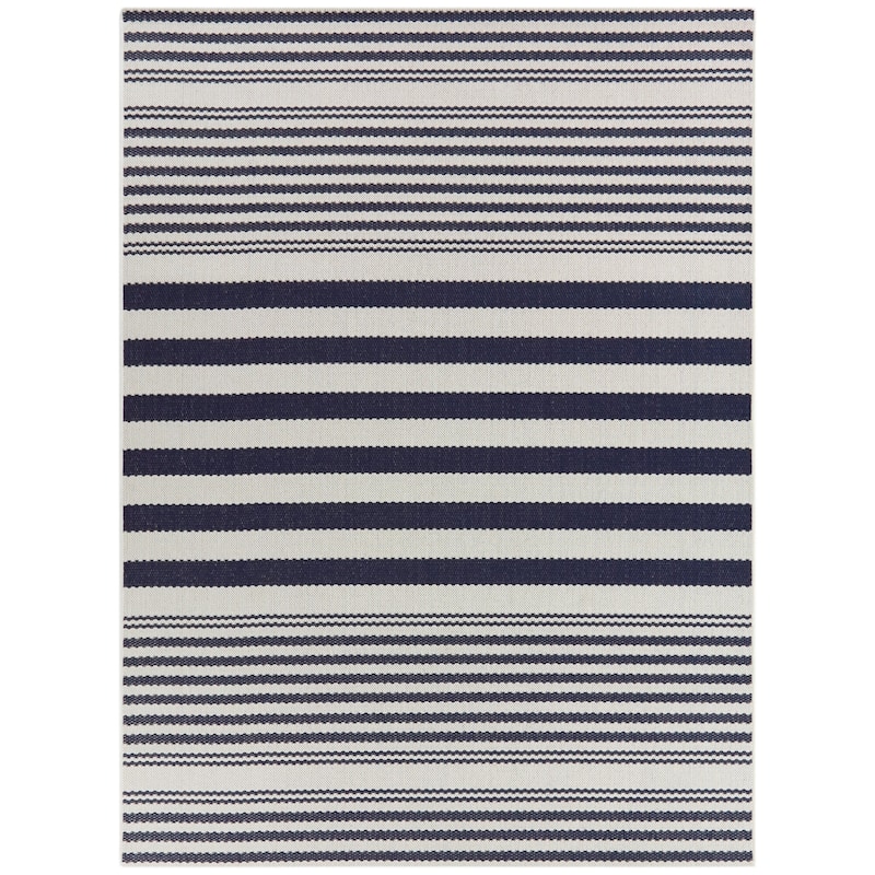 Marius Striped Indoor/Outdoor Area Rug