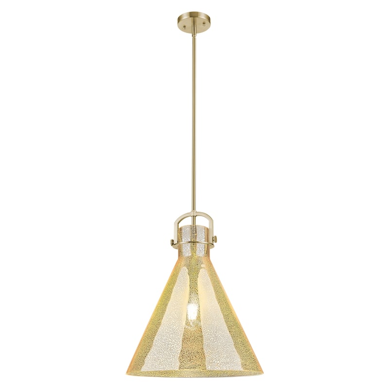 Innovations Lighting 410-1SL-G411-16ME Newton Cone 16" Wide Pendant