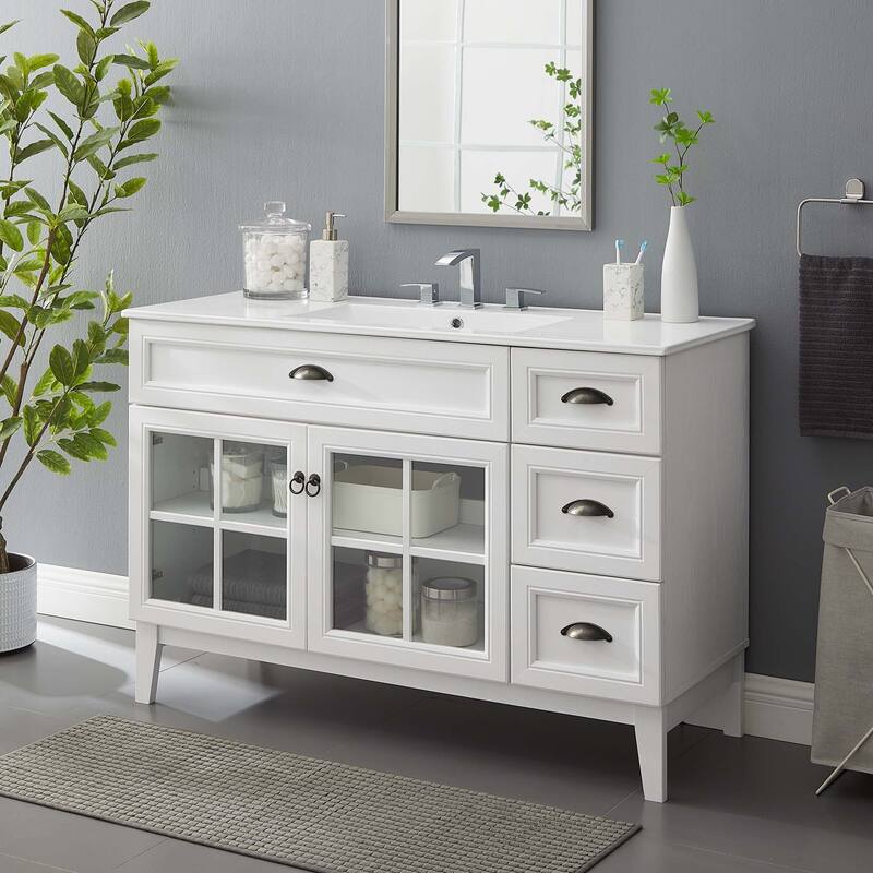 Isle Bathroom Vanity Basin Included - 48" Single