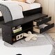 preview thumbnail 4 of 11, Espresso 3-Pieces Kids Bedroom Sets,1 Nightstand,Storage Box, Full Size
