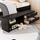 preview thumbnail 4 of 24, Full Platform Bed with Trundle, Storage Box, and Nightstand