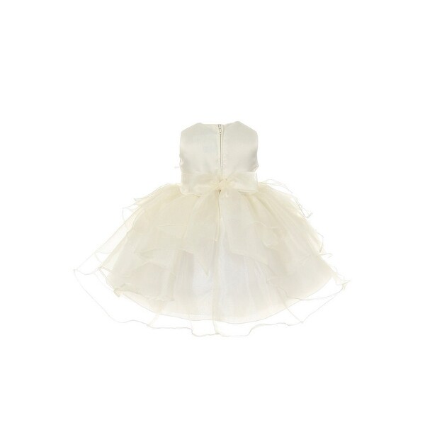 ivory organza flower girl dresses