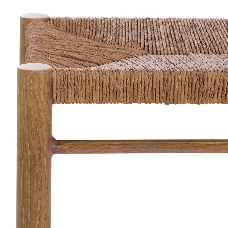 SAFAVIEH Couture Outdoor Patio Furniture Romona Bench, Fully Assembled - 47"W x 15"D x 18"H