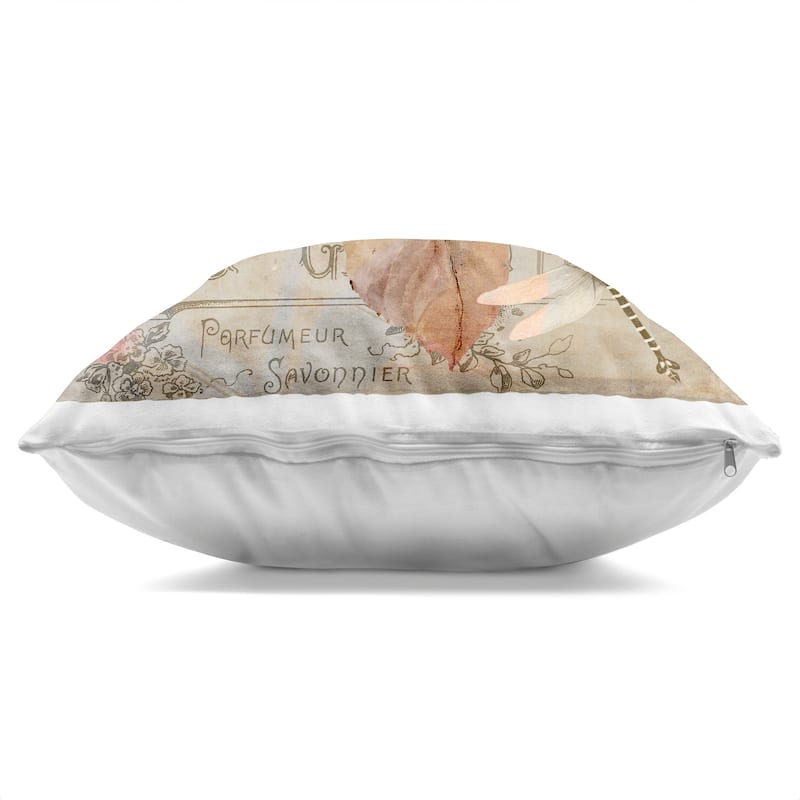 Stupell Vintage French Hydrangea Decorative Printed Throw Pillow Design by Sasha