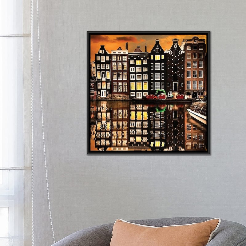 iCanvas "Amsterdam II" by Enzo Romano Framed Canvas Print